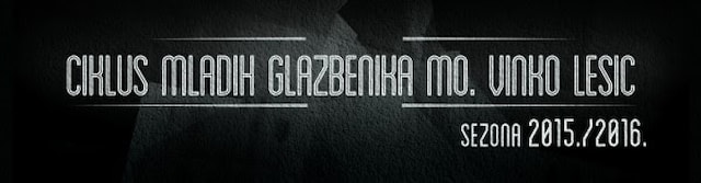 Gudački trio UMAS na zatvaranju Ciklusa mladih glazbenika mo. Vinko Lesić