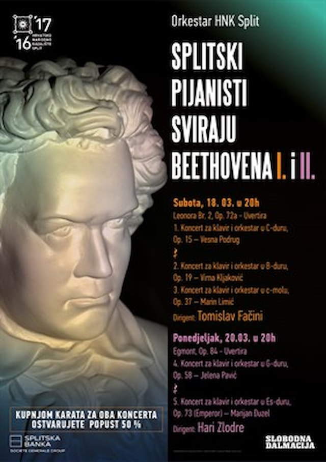 Splitski pijanisti sviraju Beethovena I. i II.