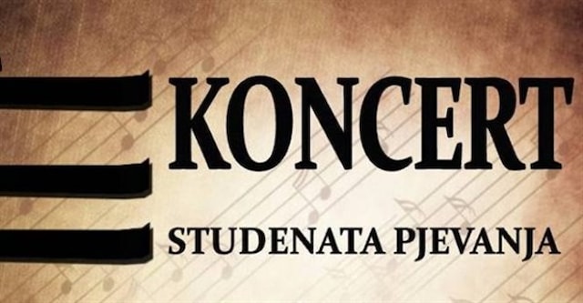 Koncert studenata solo pjevanja