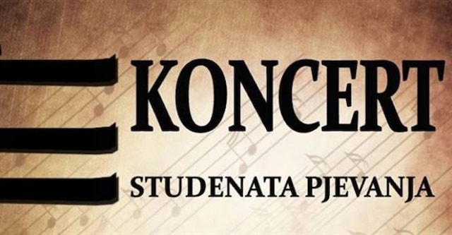 Koncert studenata solo pjevanja