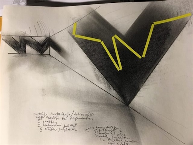 Izložba D. Jokanovića Toumina: Linija kao dimenzija prostora + Dodekagon