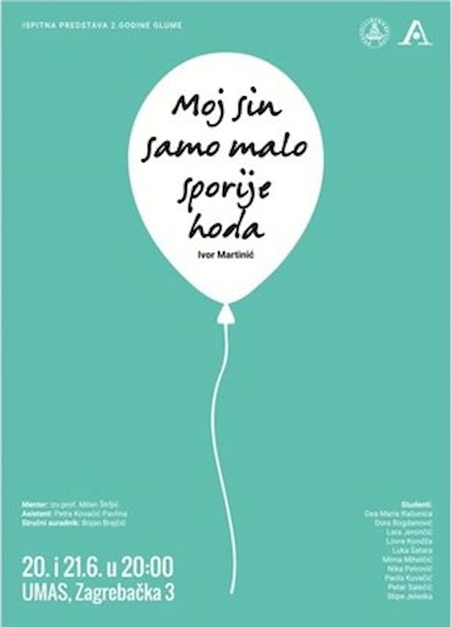 Ispitna produkcija "Ivor Martinić: Moj sin samo malo sporije hoda"