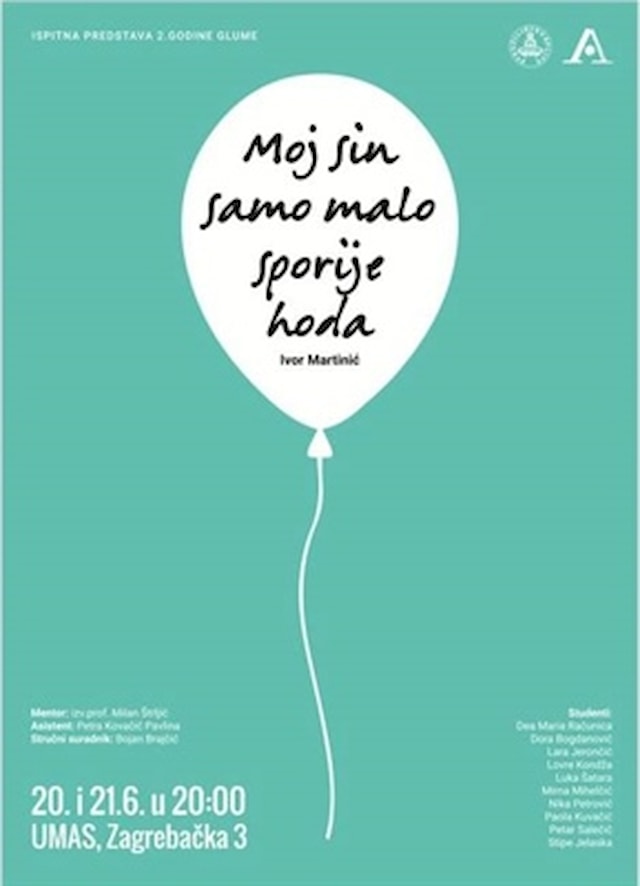 Ispitna produkcija "Ivor Martinić: Moj sin samo malo sporije hoda"