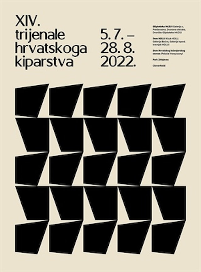 Samostalna izložba Vedrana Perkova, dobitnika Velike nagrade XIII. trijenala hrvatskoga kiparstva, u Zagrebu