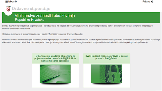 Stipendije Ministarstva znanosti i obrazovanja