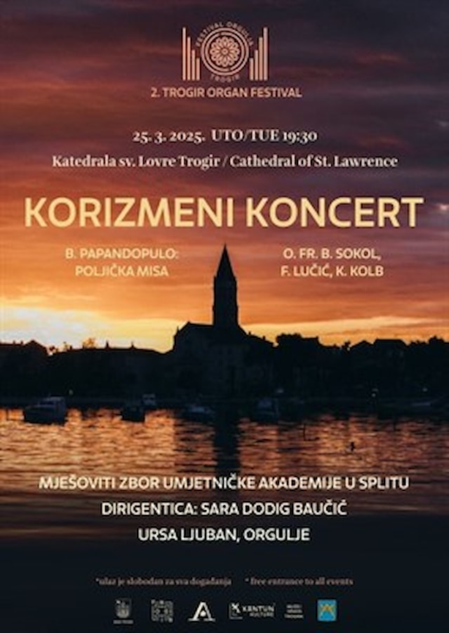 Koncert mješovitog pjevačkog zbora Umjetničke akademije u Splitu