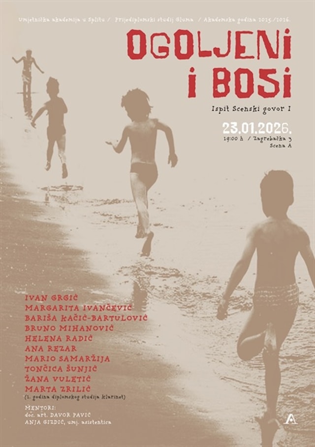 Ispit iz Scenskog govora I: Ogoljeni i bosi