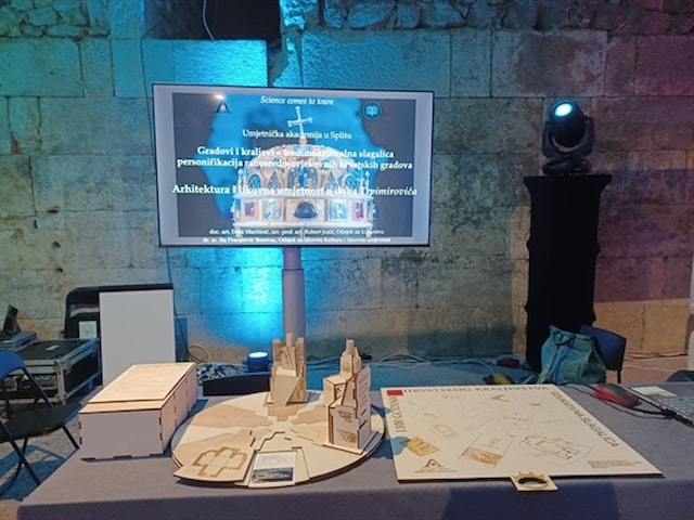 Gradovi i kraljevi - trodimenzionalna slagalica i edukativna prezentacija na manifestaciji Science Comes to Town