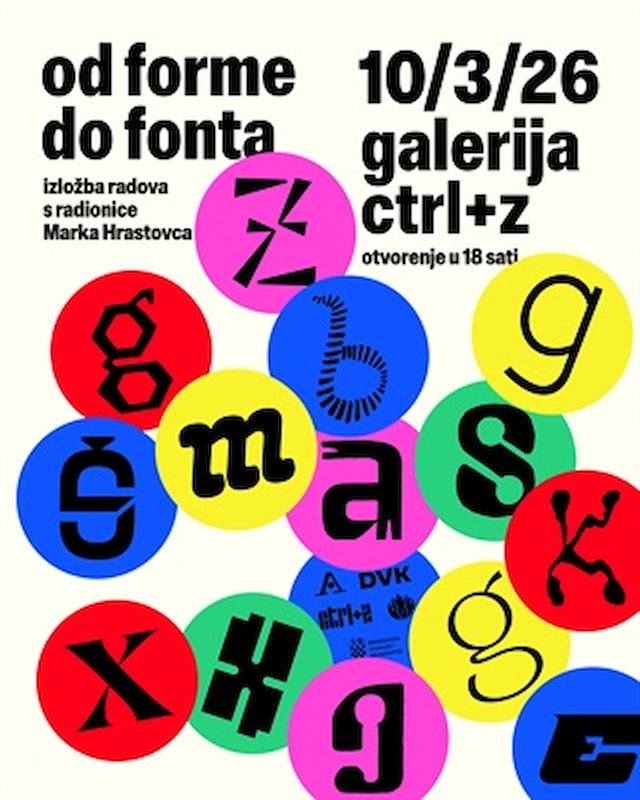 Od forme do fonta - eksperiment u tipografskoj interpretaciji materijalnog svijeta