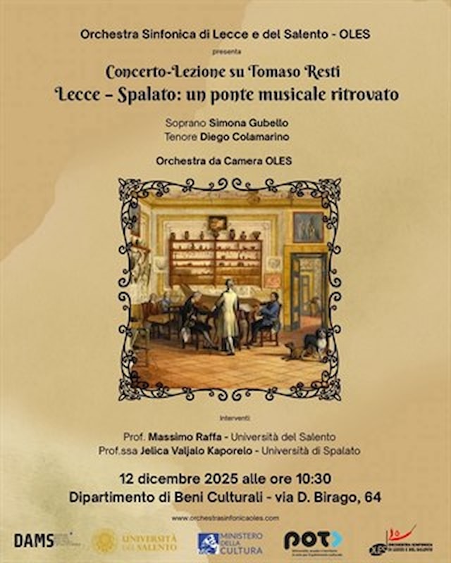 Concerto-Lezione su Tomaso Resti. Lecce-Spalato: un ponte musicale ritrovato - video predavanje