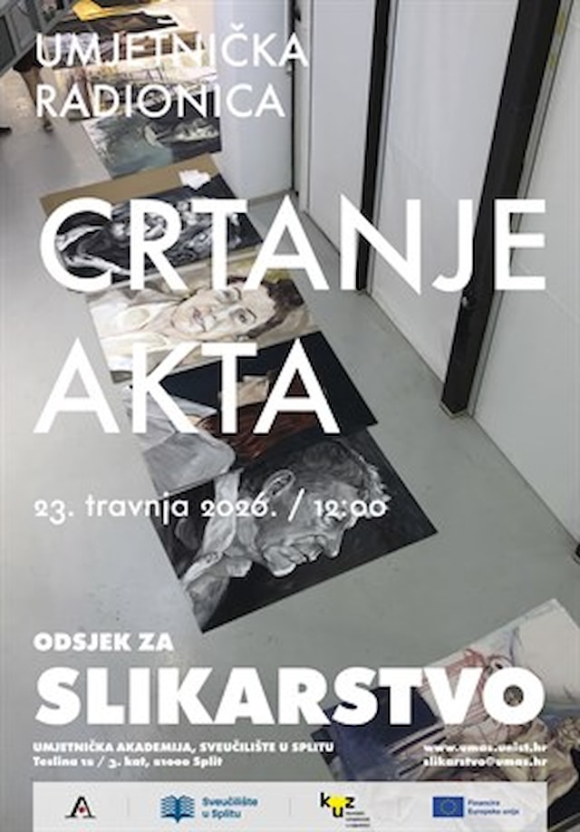 Radionica crtanja akta za maturante Škole za dizajn, grafiku i održivu gradnju iz Splita