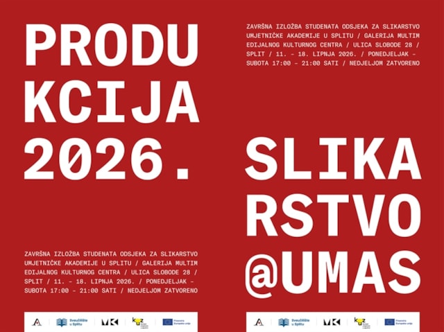 Završna izložba Odsjeka za slikarstvo: Produkcija 2026.