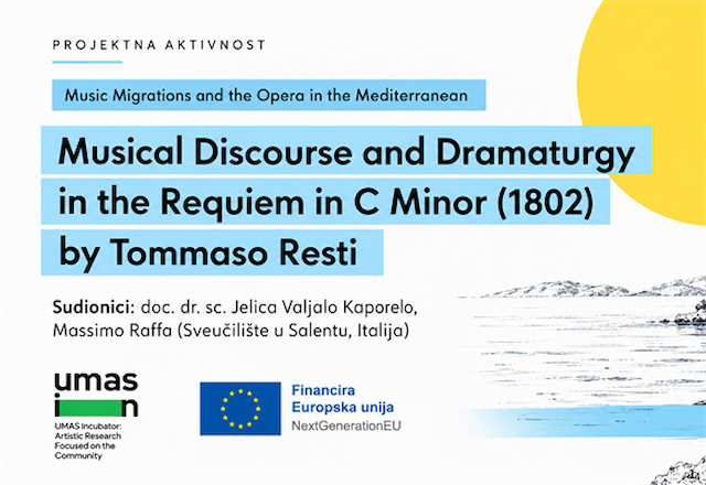 Izlaganje na međunarodnoj konferenciji "Music Migrations and the Opera in the Mediterranean", Hvar, 23. – 24. travnja 2026.