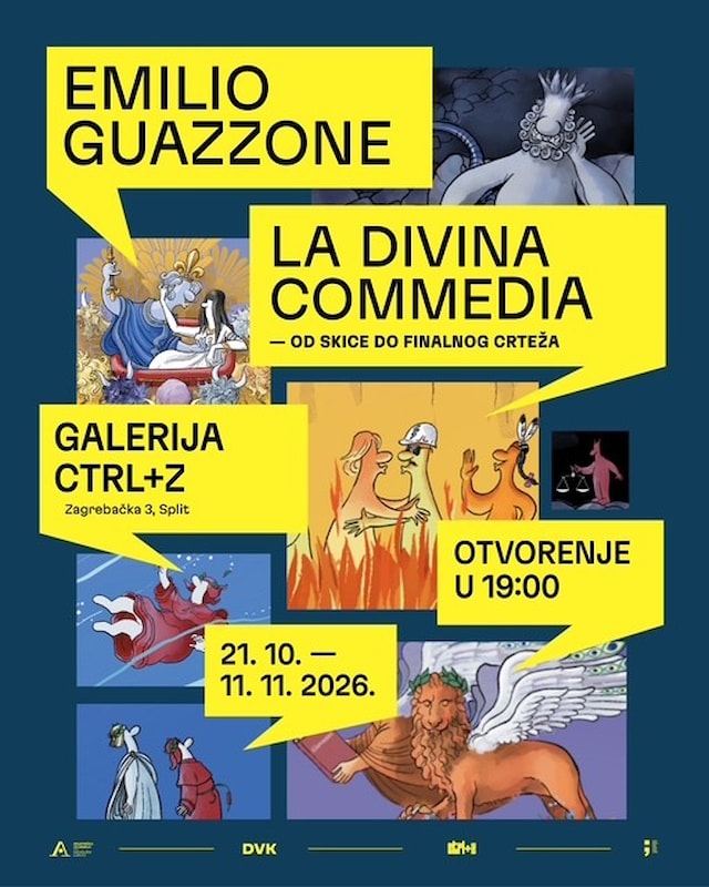 Otvorenje izložbe Emilia Guazzone „LA DIVINA COMMEDIA — od skice do finalnog crteža"