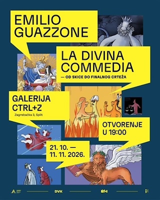 Otvorenje izložbe Emilia Guazzone „LA DIVINA COMMEDIA — od skice do finalnog crteža"
