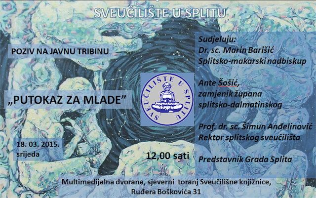 Sveučilišna tribina: Putokaz za mlade